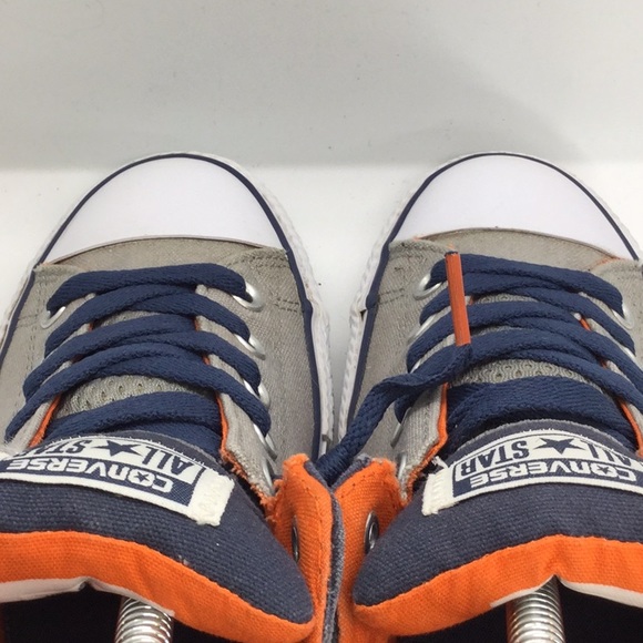 Youth Converse canvas slip ons with laces - Picture 7 of 14